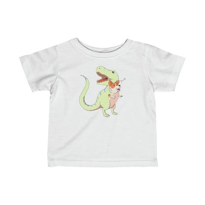 Baby's t-shirt - Corgi rex