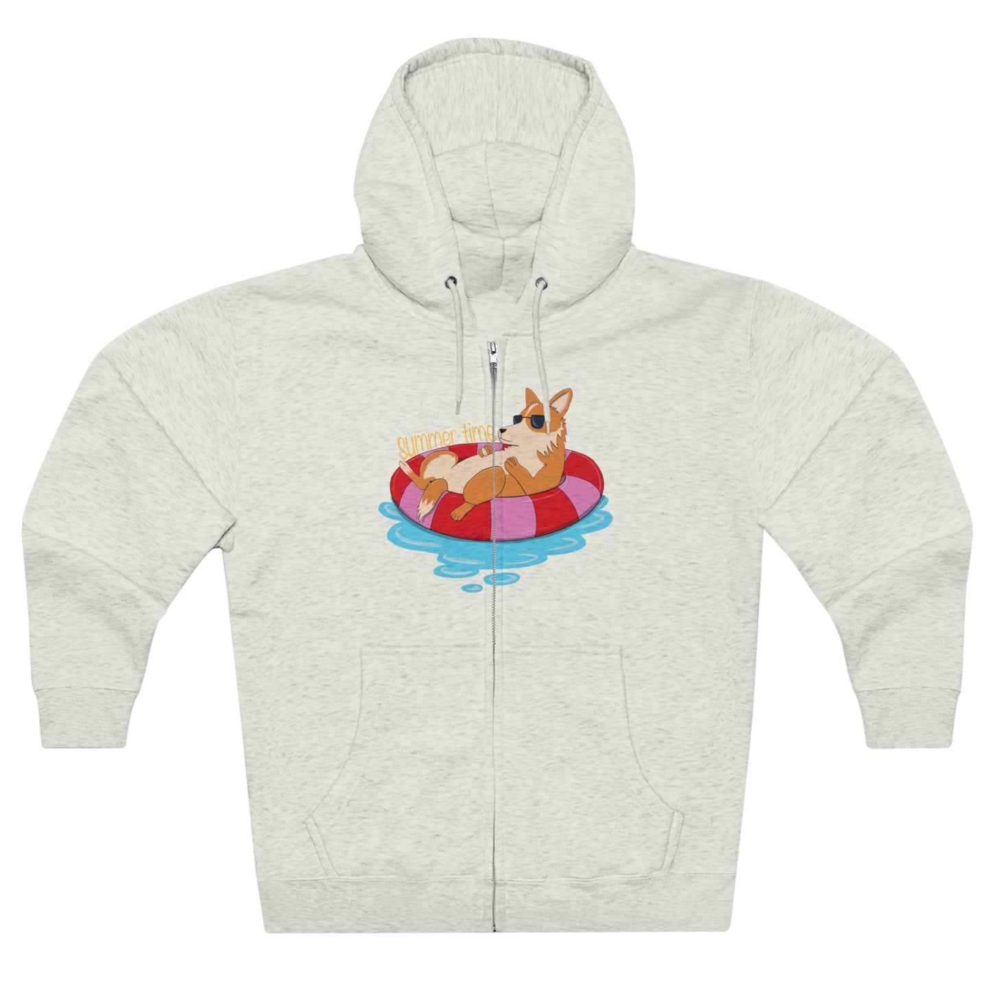 Full Zip Hoodie - Unisex - Summer time