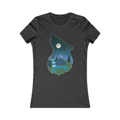 T-shirt femme - Constellation loup