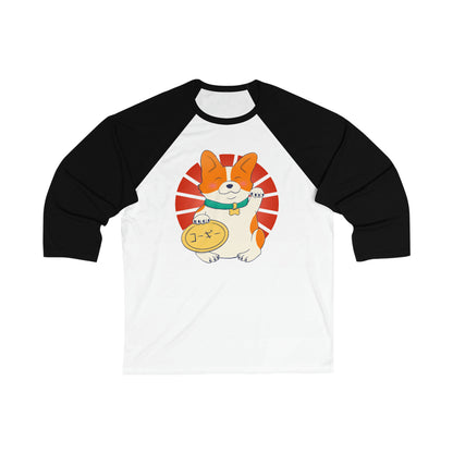 Chandail baseball - Unisexe - Maneki corgi