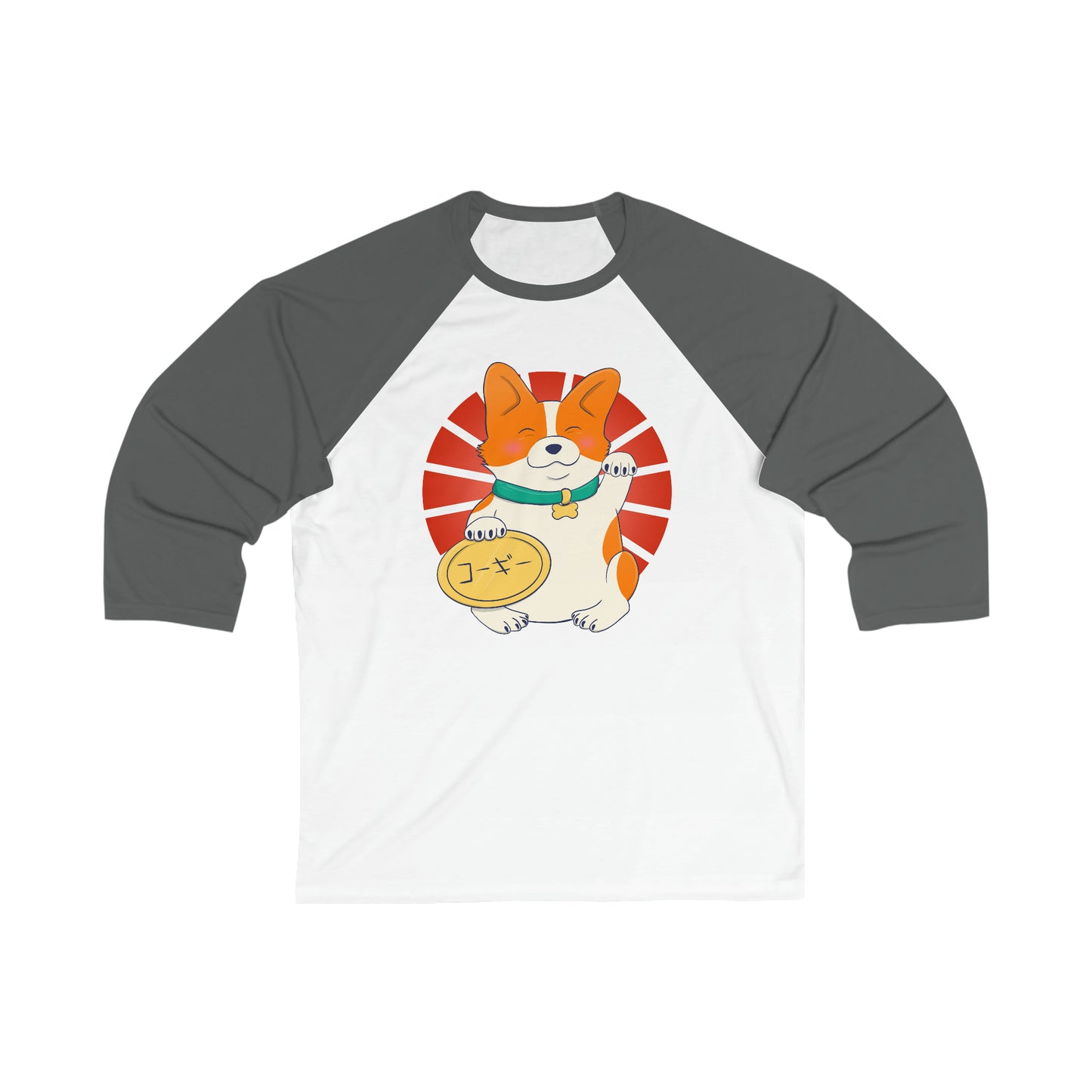 Chandail baseball - Unisexe - Maneki corgi