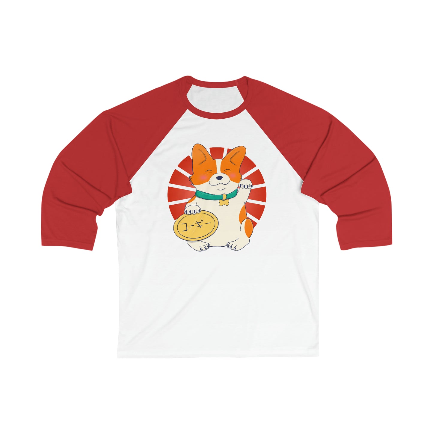 Chandail baseball - Unisexe - Maneki corgi