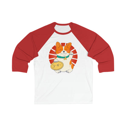 Chandail baseball - Unisexe - Maneki corgi