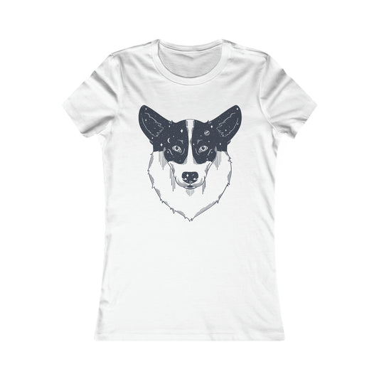 T-shirt femme - Corgi étoilé