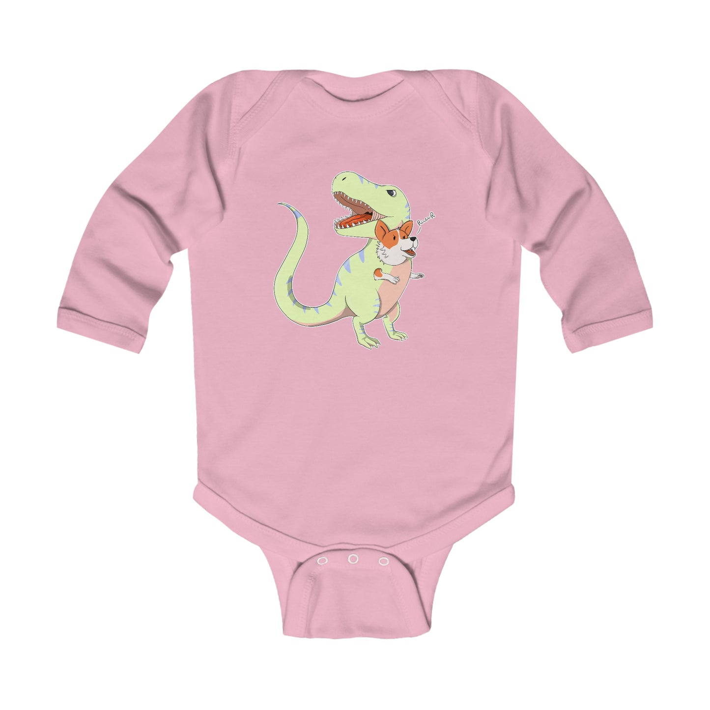 Long-sleeved onesie - Corgi rex