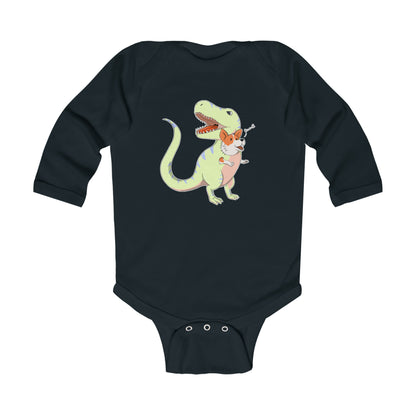 Long-sleeved onesie - Corgi rex