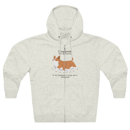 Full Zip Hoodie - Unisex - Corgigrade 