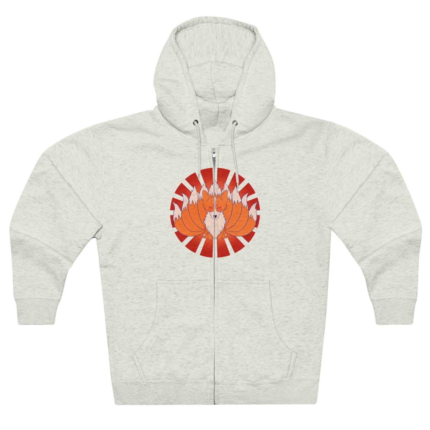 Full Zip Hoodie - Unisex - Nine-tailed Corgi