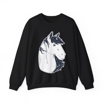 Chandail à col rond - Unisexe - Cheval étoilé