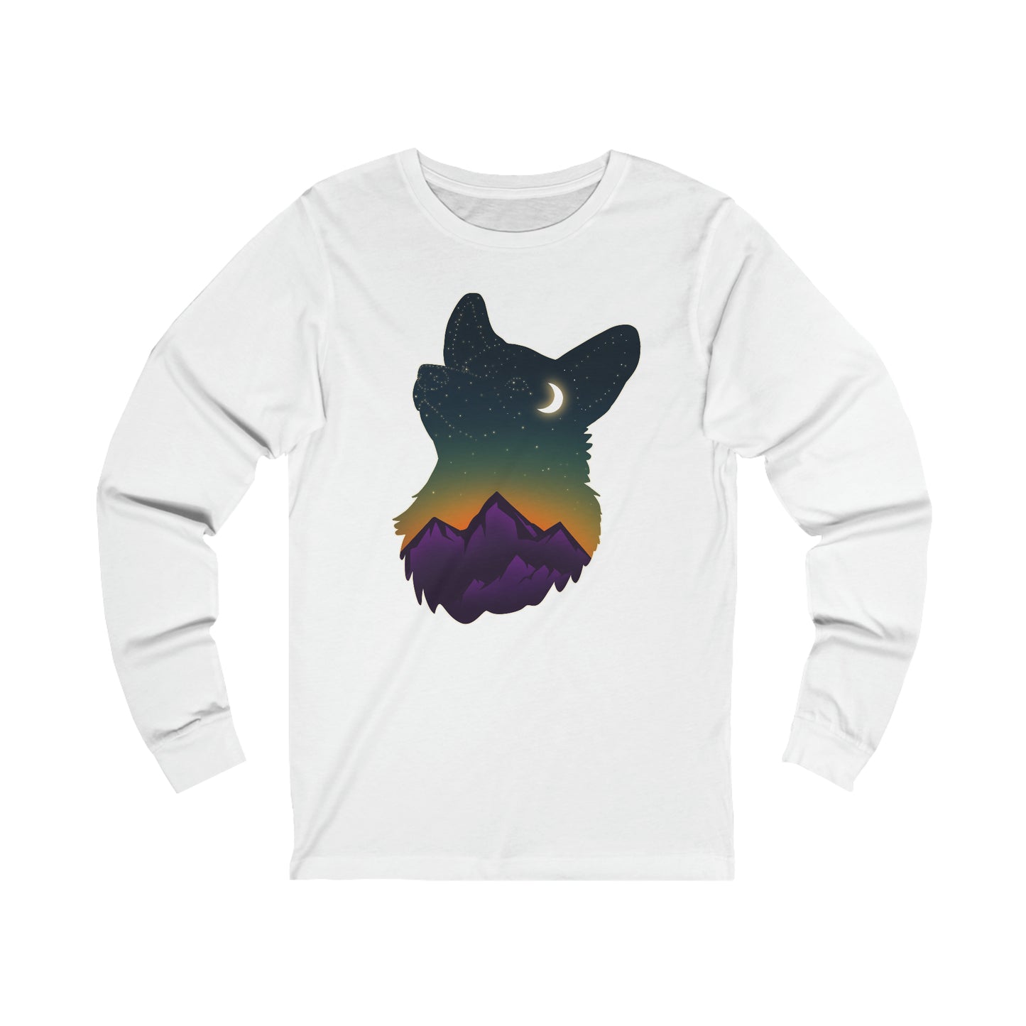 Chandail à manches longues - Unisexe - Constellation Corgi