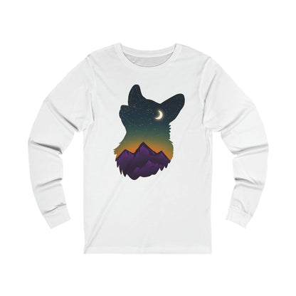 Chandail à manches longues - Unisexe - Constellation Corgi