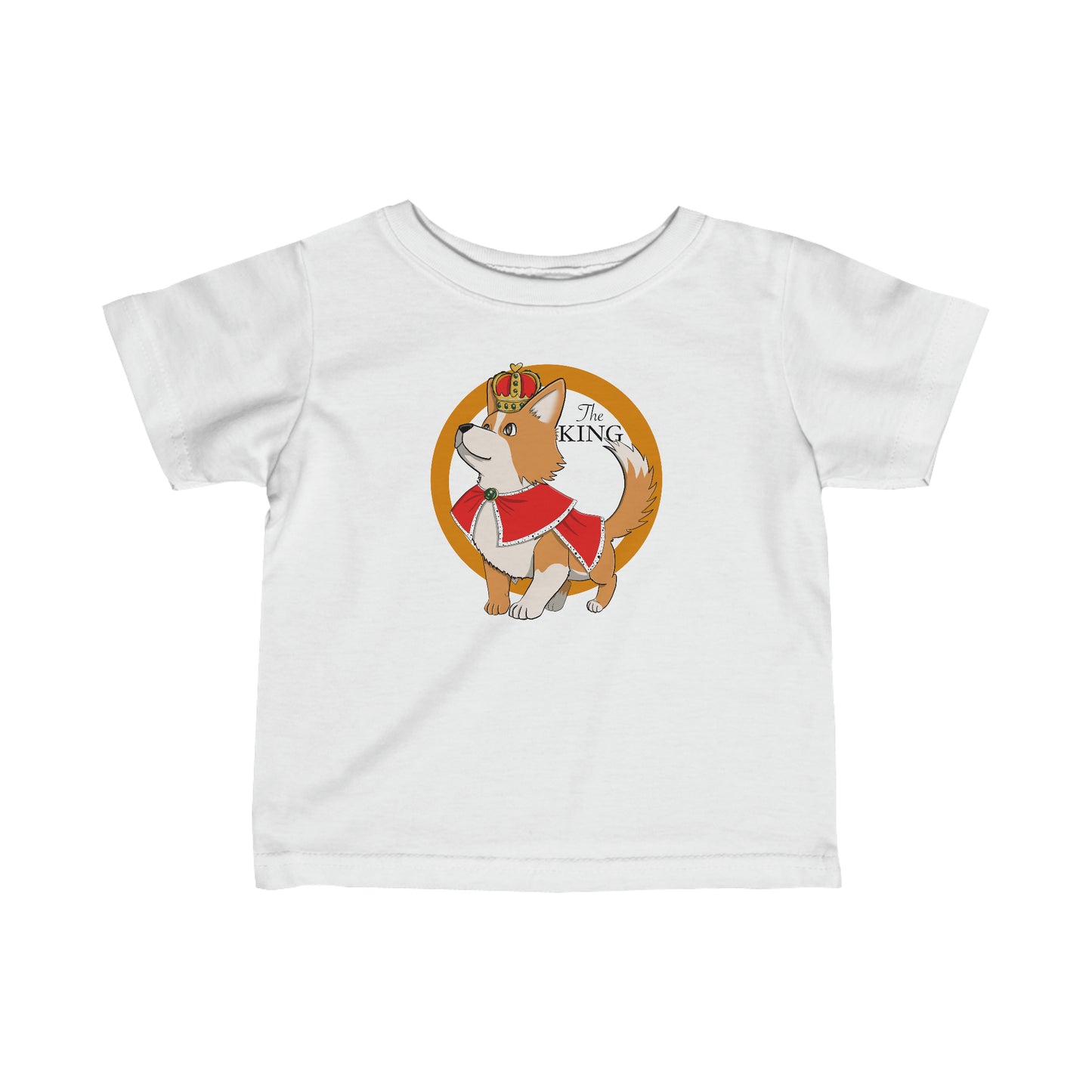 Baby's t-shirt - King corgi