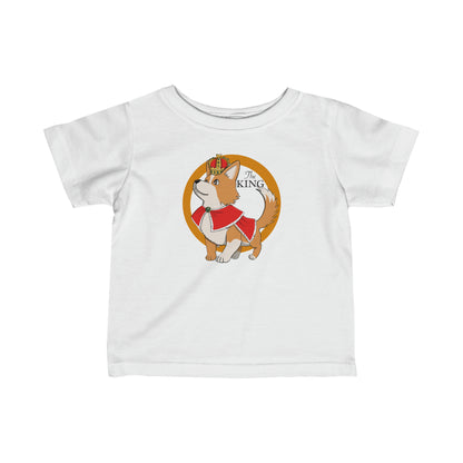 Baby's t-shirt - King corgi