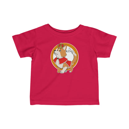 Baby's t-shirt - King corgi