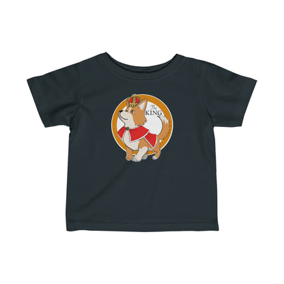 Baby's t-shirt - King corgi