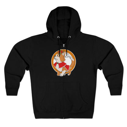 Full Zip Hoodie - Unisex - King corgi