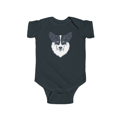 Short-sleeved Onesie - Starry Corgi