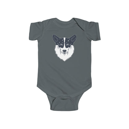 Short-sleeved Onesie - Starry Corgi