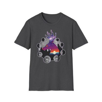 T-Shirt - Unisexe - Cerf cosmique