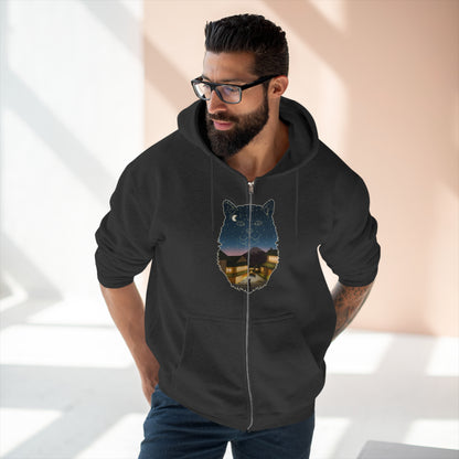 Full Zip Hoodie - Unisex - Cat Constellation
