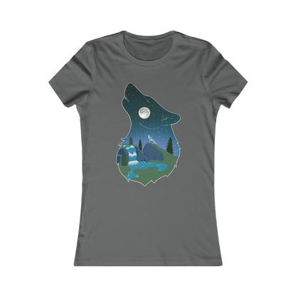 T-shirt femme - Constellation loup
