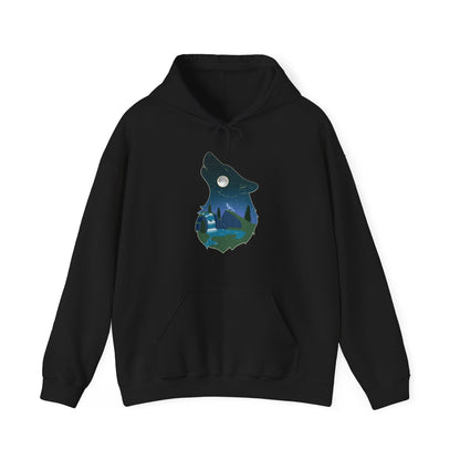 Hoodie - Unisexe - Constellation loup