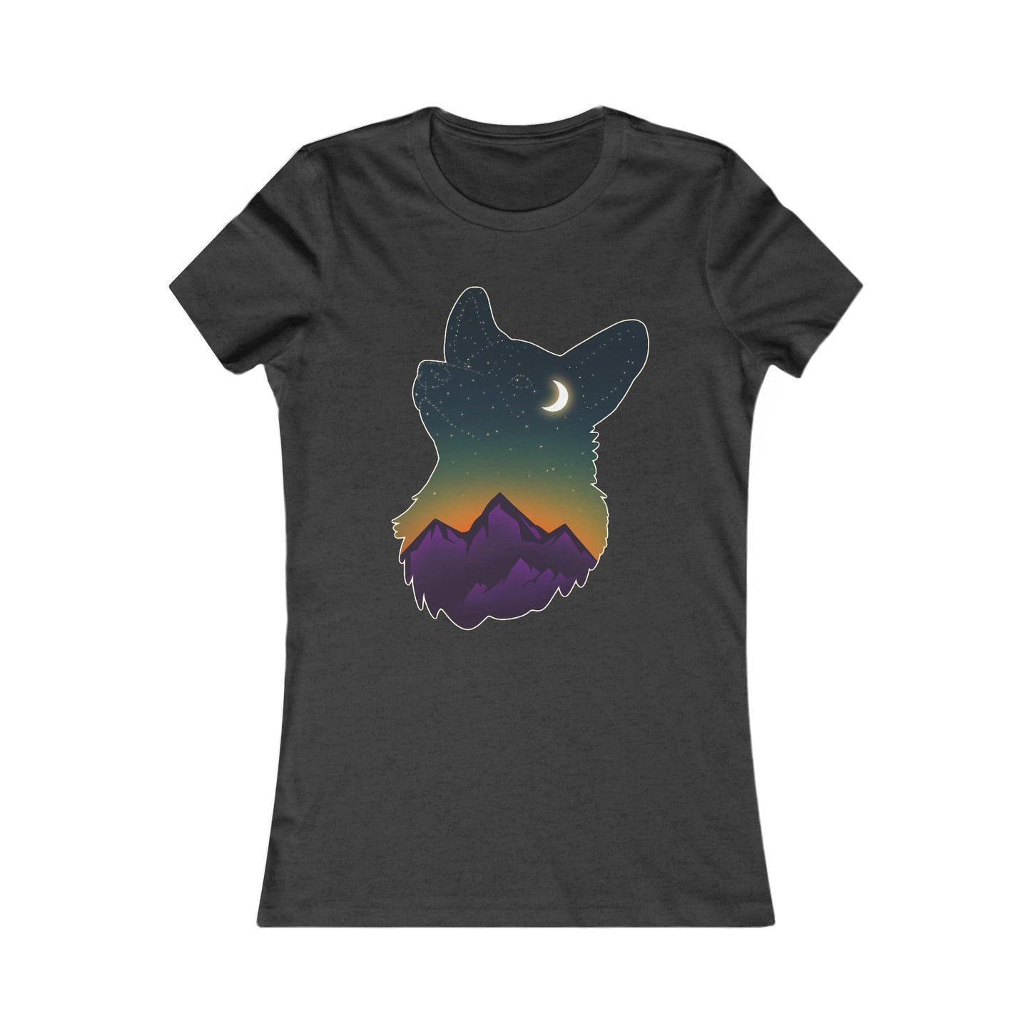 T-shirt femme - Constellation corgi
