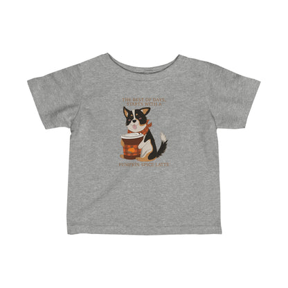 T-shirt bébé - Pumpkin spice corgi