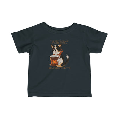 T-shirt bébé - Pumpkin spice corgi